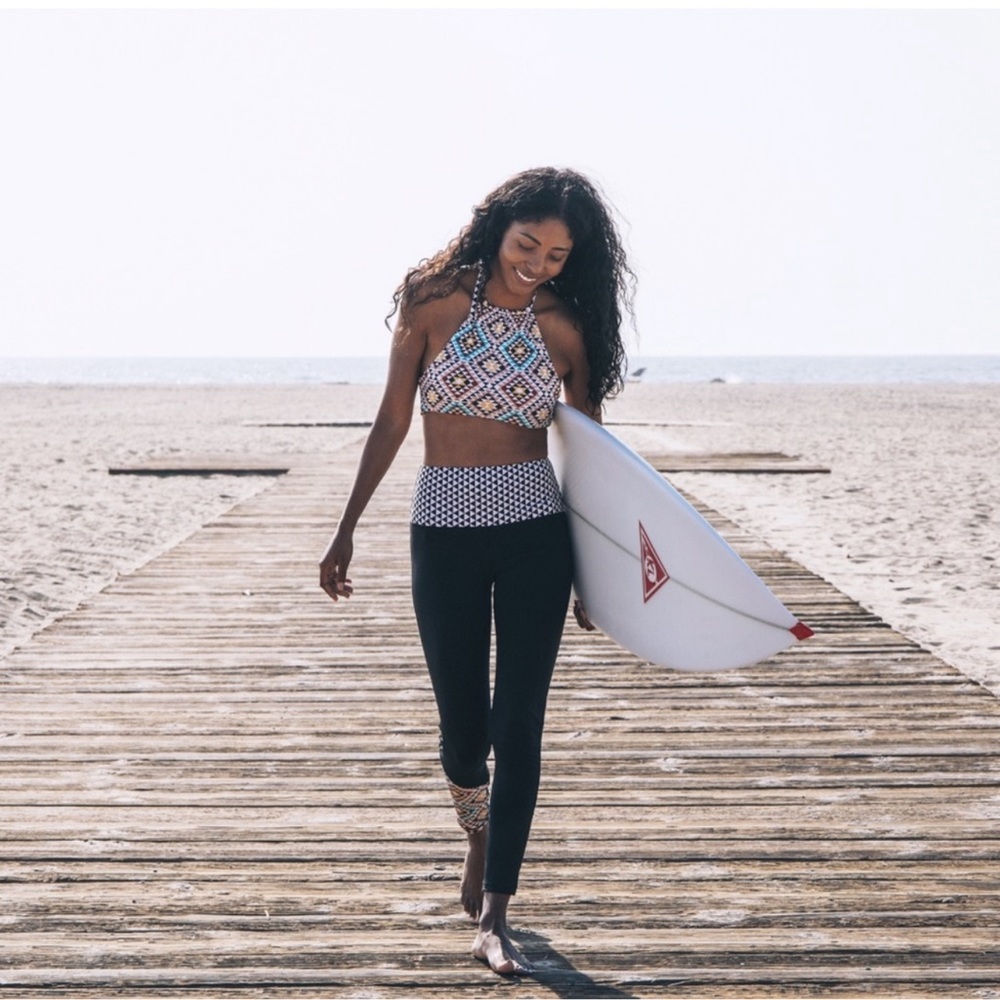 Black Girls Surf X Hurley Max Mosaic Geo Surf Legging